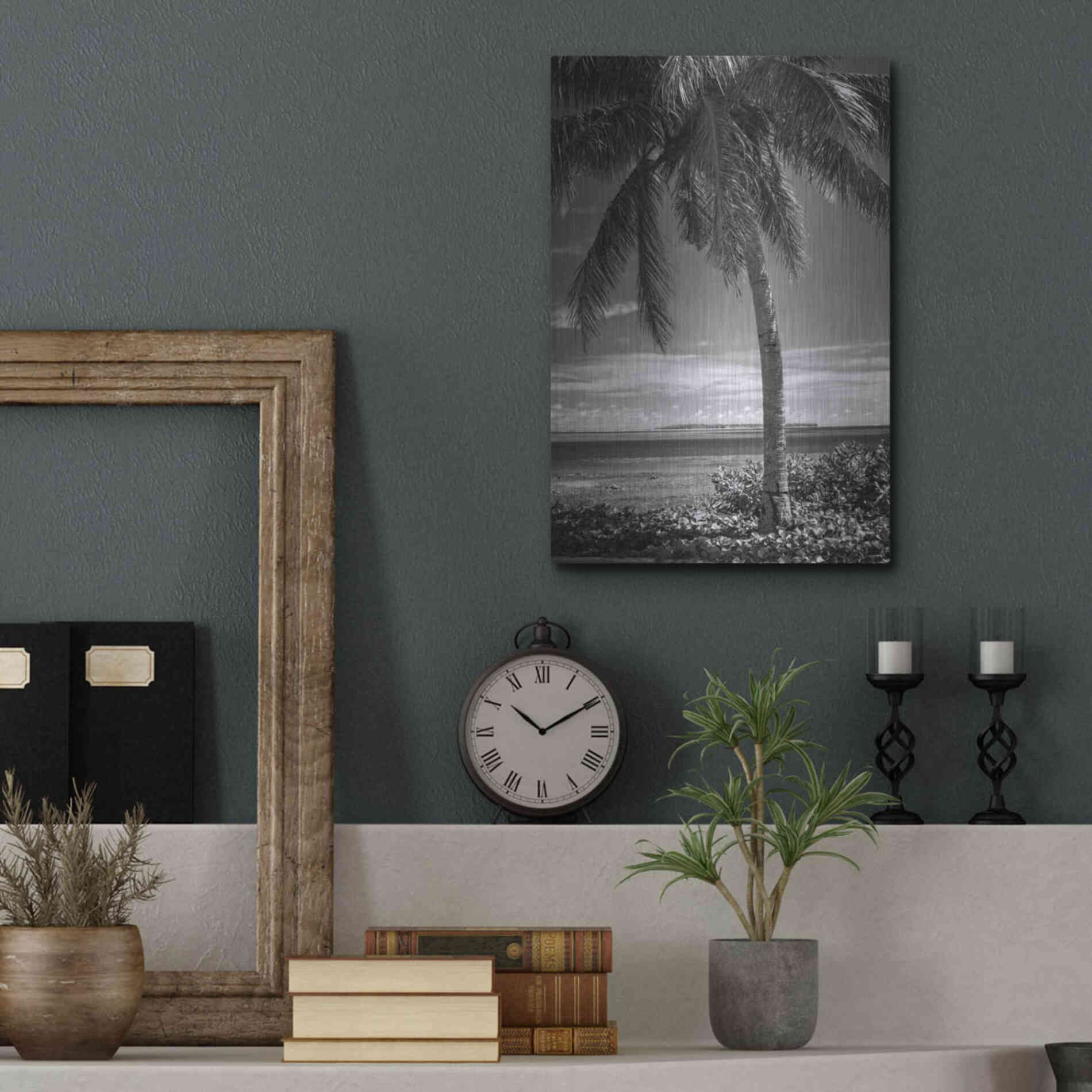 Luxe Metal Art 'Ocean View' by Debra Van Swearingen, Metal Wall Art,12x16