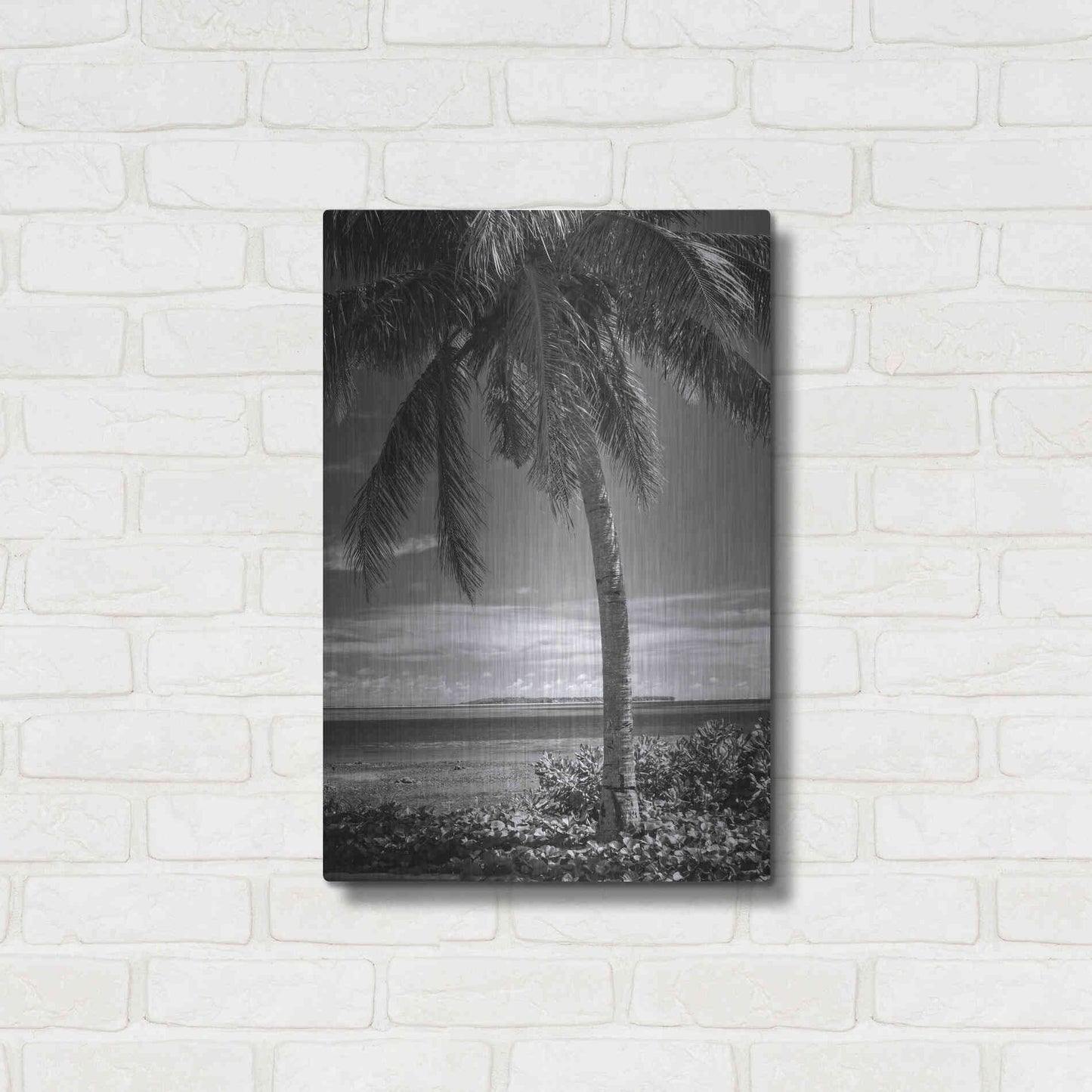 Luxe Metal Art 'Ocean View' by Debra Van Swearingen, Metal Wall Art,16x24