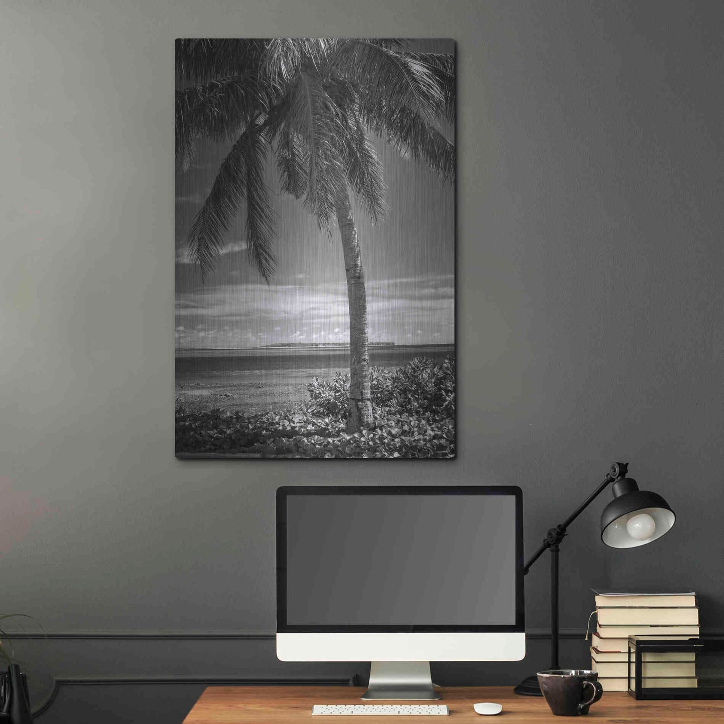 Luxe Metal Art 'Ocean View' by Debra Van Swearingen, Metal Wall Art,24x36