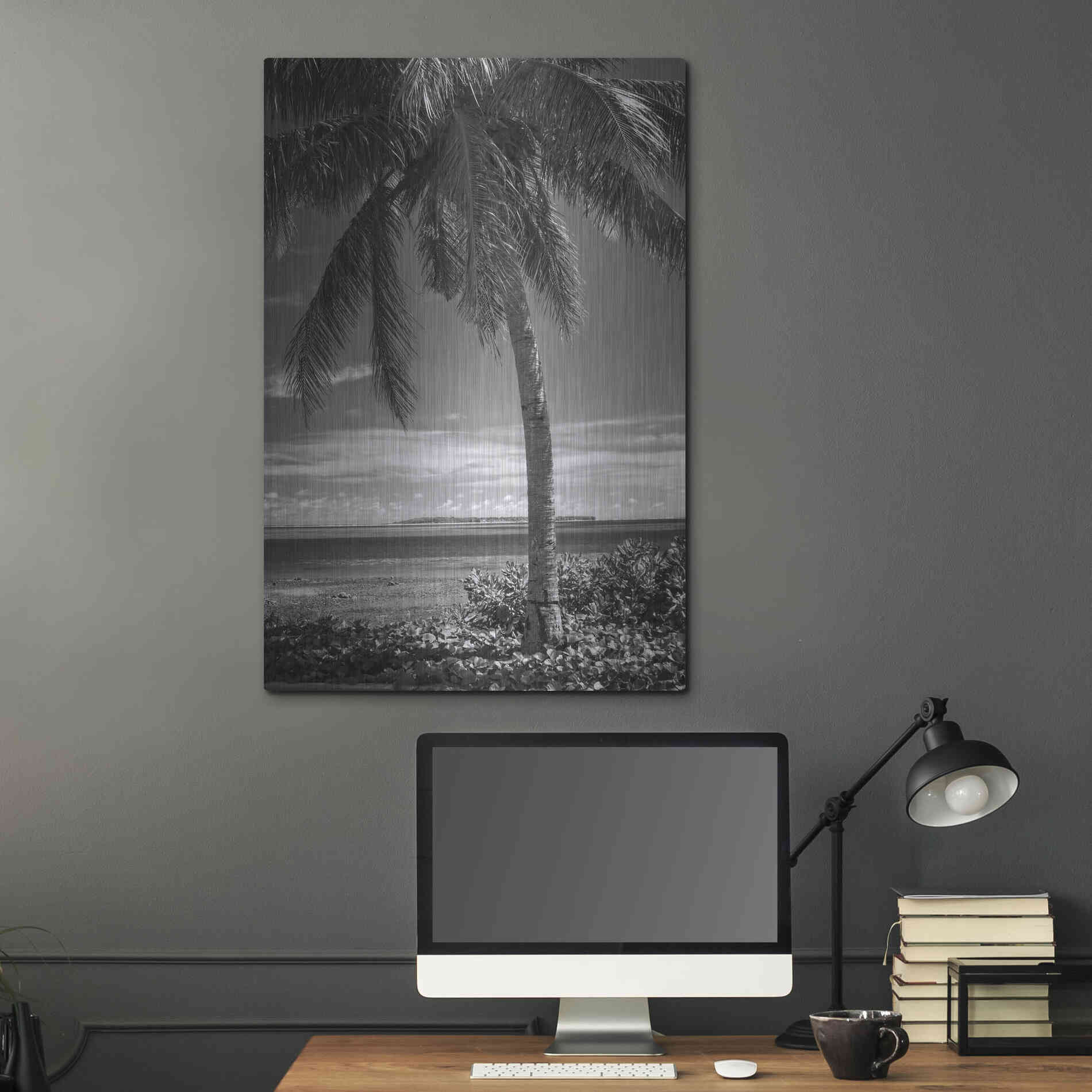 Luxe Metal Art 'Ocean View' by Debra Van Swearingen, Metal Wall Art,24x36