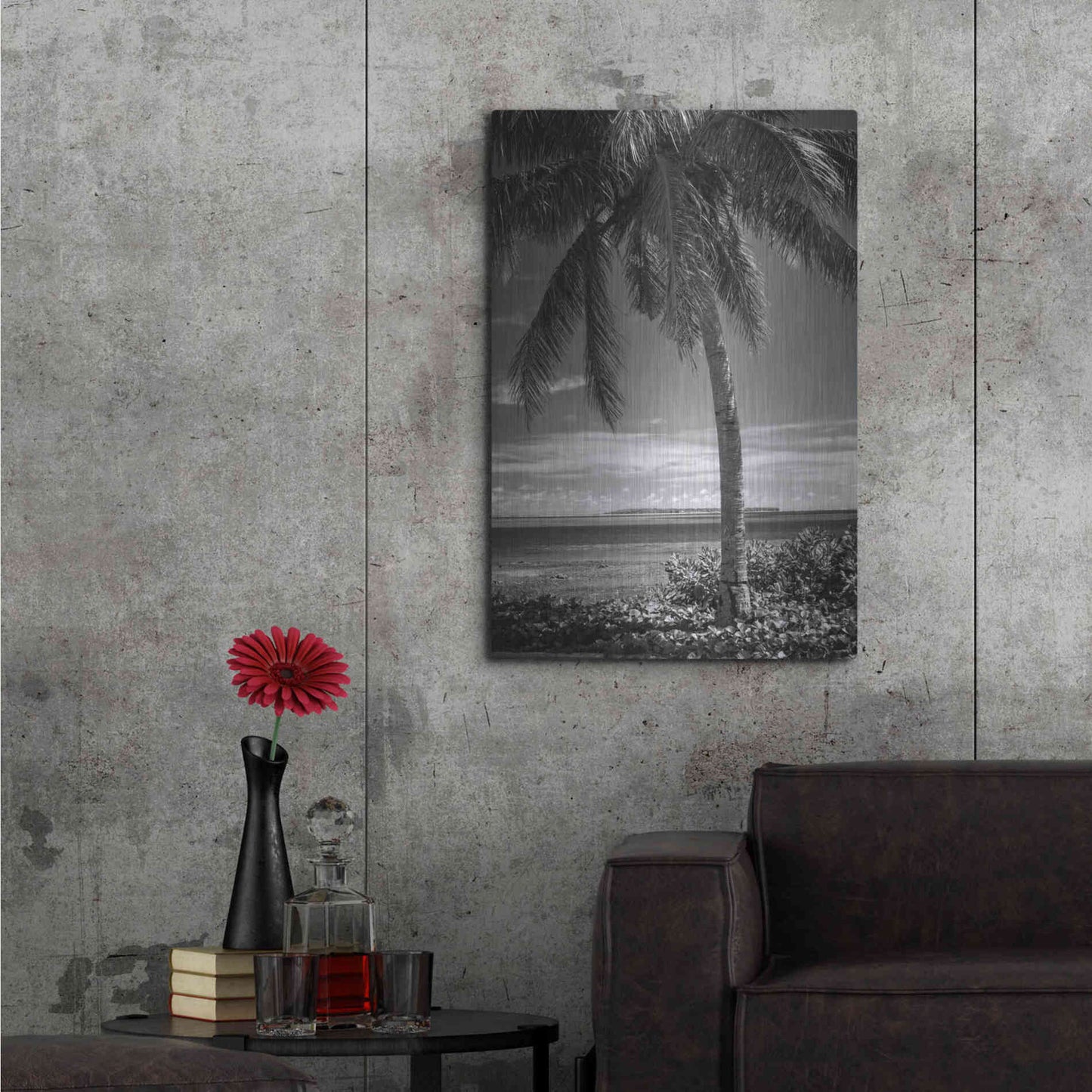 Luxe Metal Art 'Ocean View' by Debra Van Swearingen, Metal Wall Art,24x36