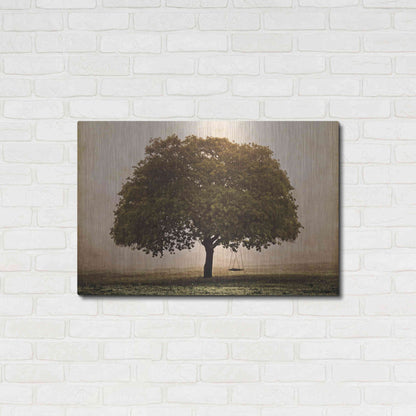 Luxe Metal Art 'The Hopeful Oak' by Debra Van Swearingen, Metal Wall Art,36x24
