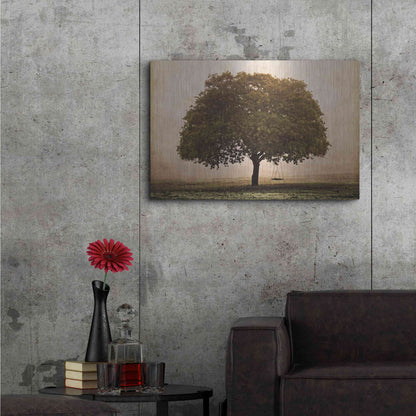 Luxe Metal Art 'The Hopeful Oak' by Debra Van Swearingen, Metal Wall Art,36x24
