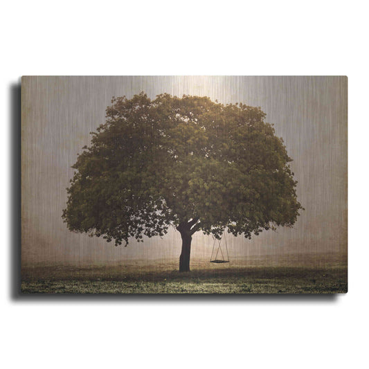 Luxe Metal Art 'The Hopeful Oak' by Debra Van Swearingen, Metal Wall Art