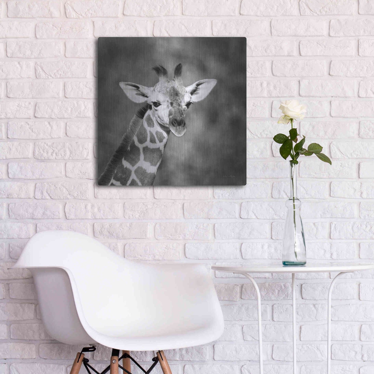 Luxe Metal Art 'Little Guy' by Debra Van Swearingen, Metal Wall Art,24x24