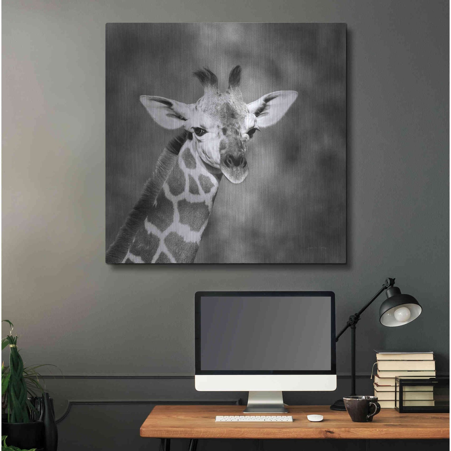 Luxe Metal Art 'Little Guy' by Debra Van Swearingen, Metal Wall Art,36x36