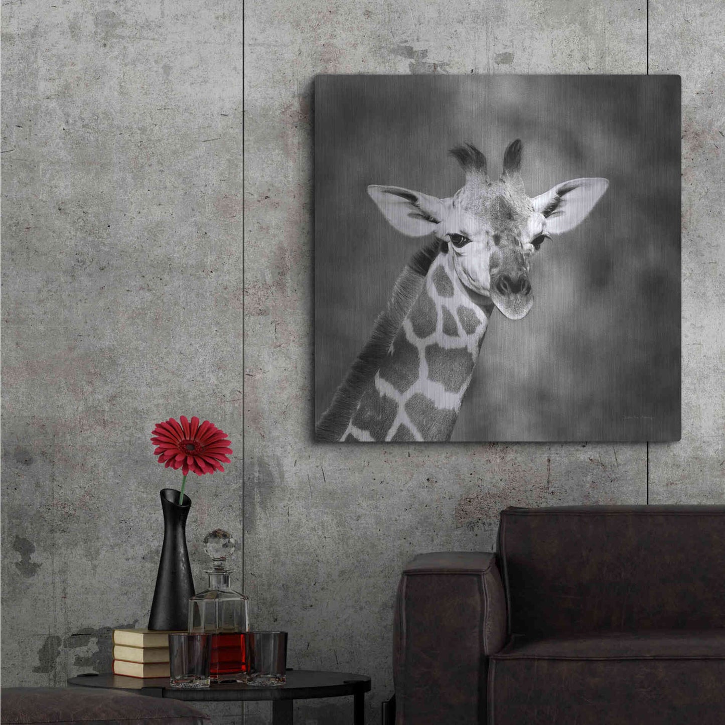 Luxe Metal Art 'Little Guy' by Debra Van Swearingen, Metal Wall Art,36x36
