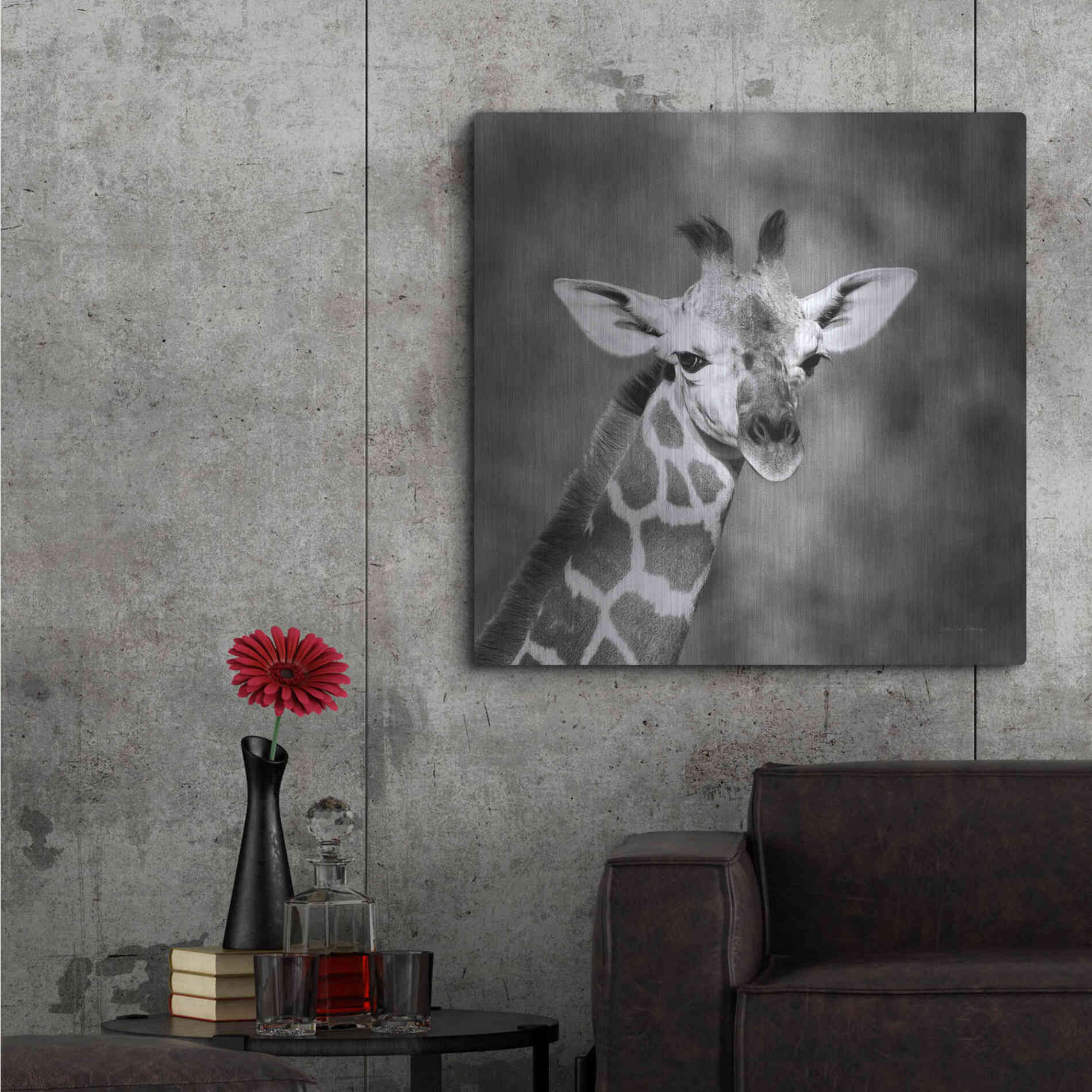 Luxe Metal Art 'Little Guy' by Debra Van Swearingen, Metal Wall Art,36x36