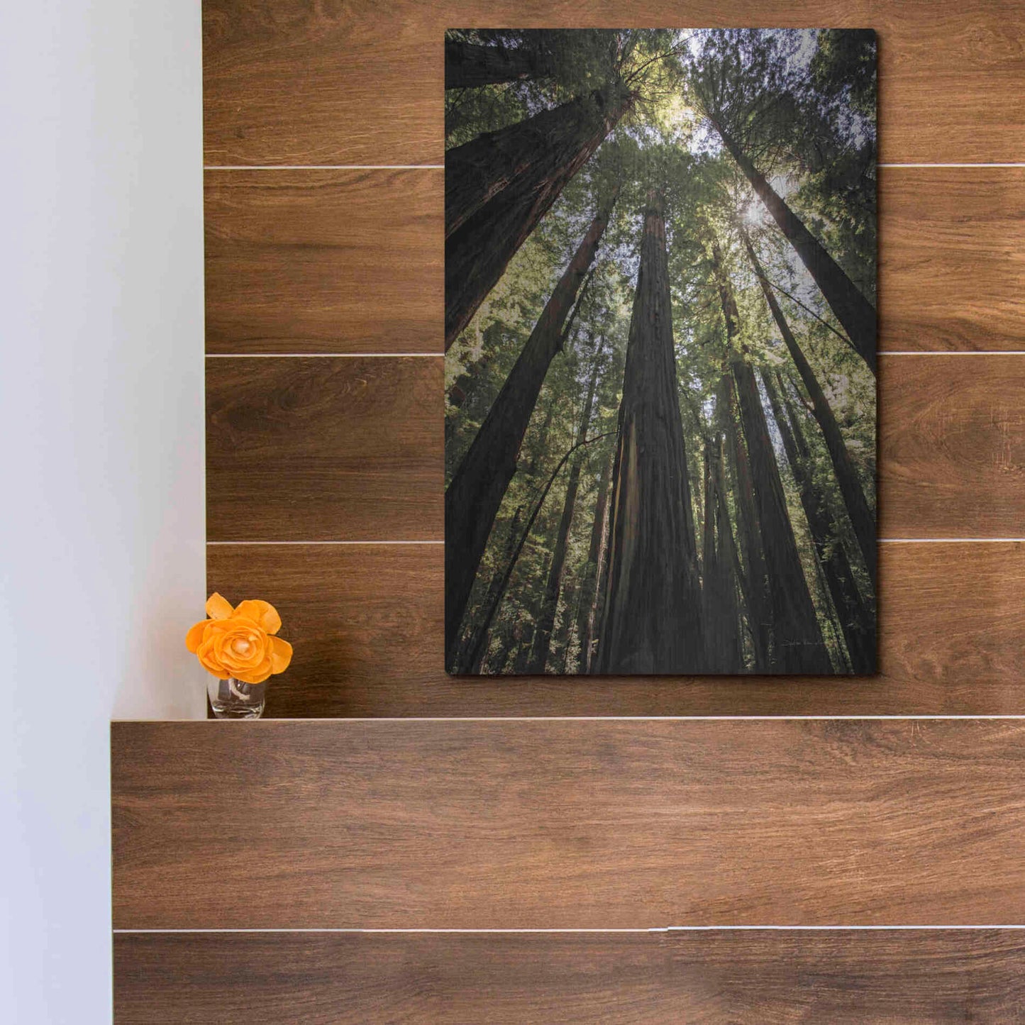 Luxe Metal Art 'The Stand' by Debra Van Swearingen, Metal Wall Art,12x16