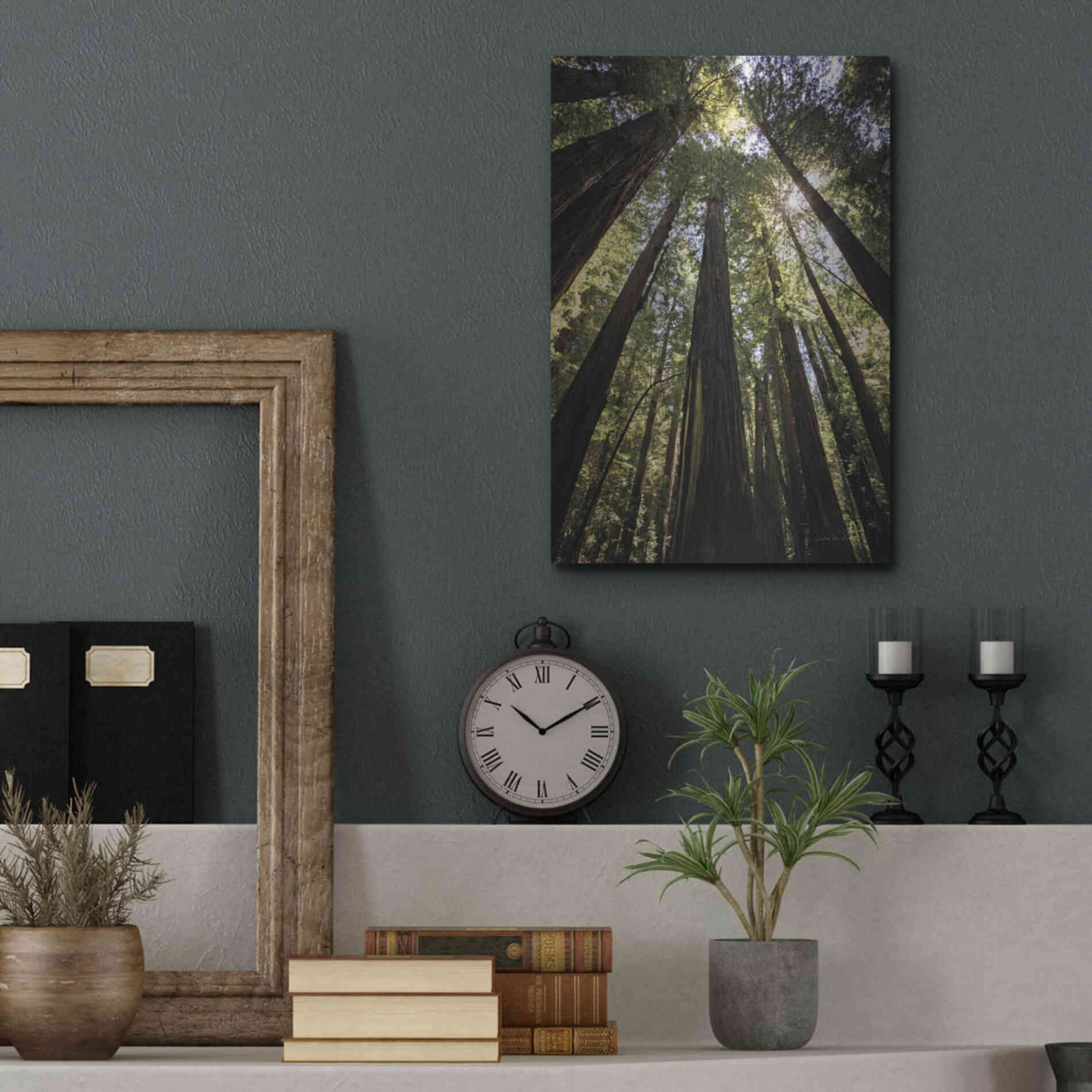 Luxe Metal Art 'The Stand' by Debra Van Swearingen, Metal Wall Art,12x16