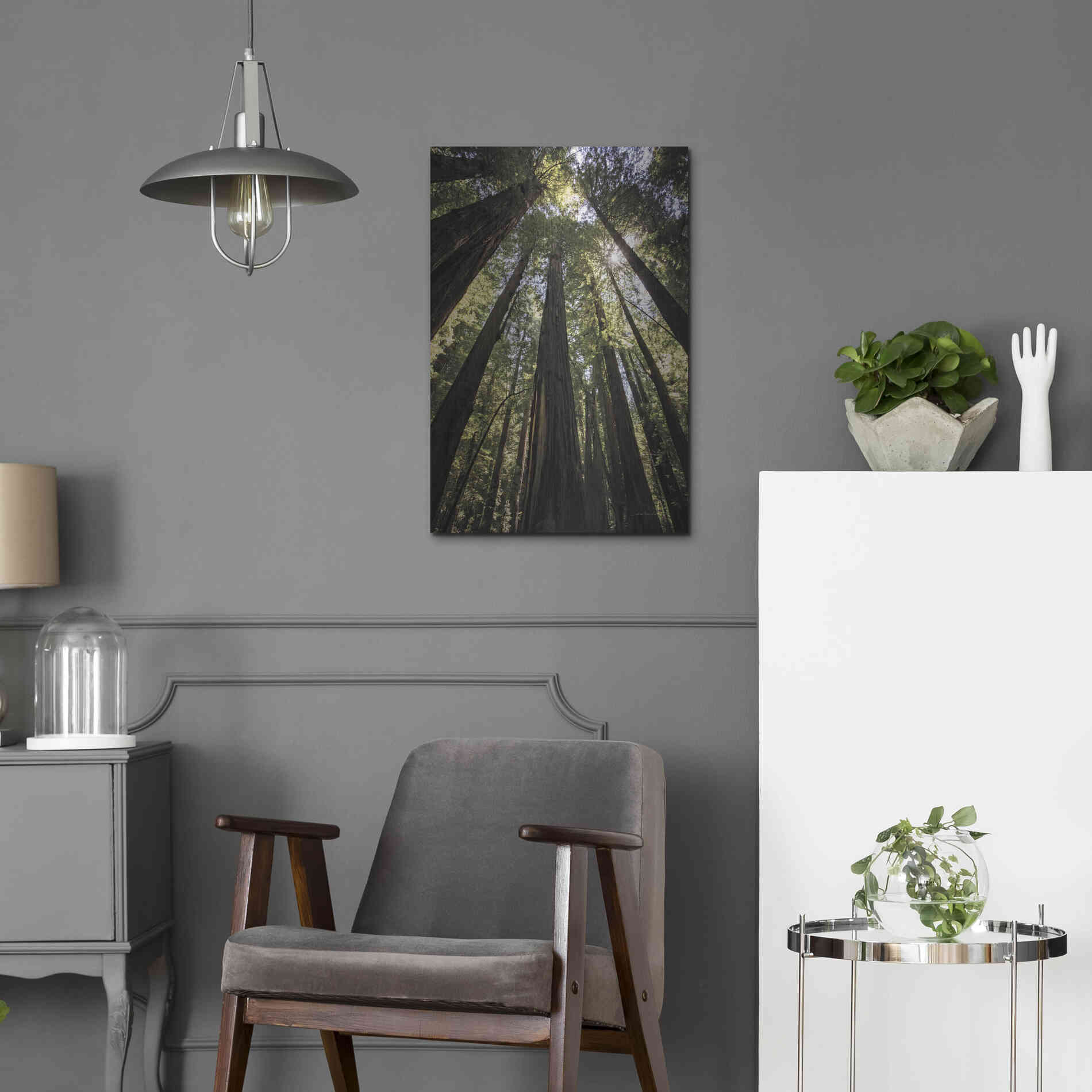 Luxe Metal Art 'The Stand' by Debra Van Swearingen, Metal Wall Art,16x24