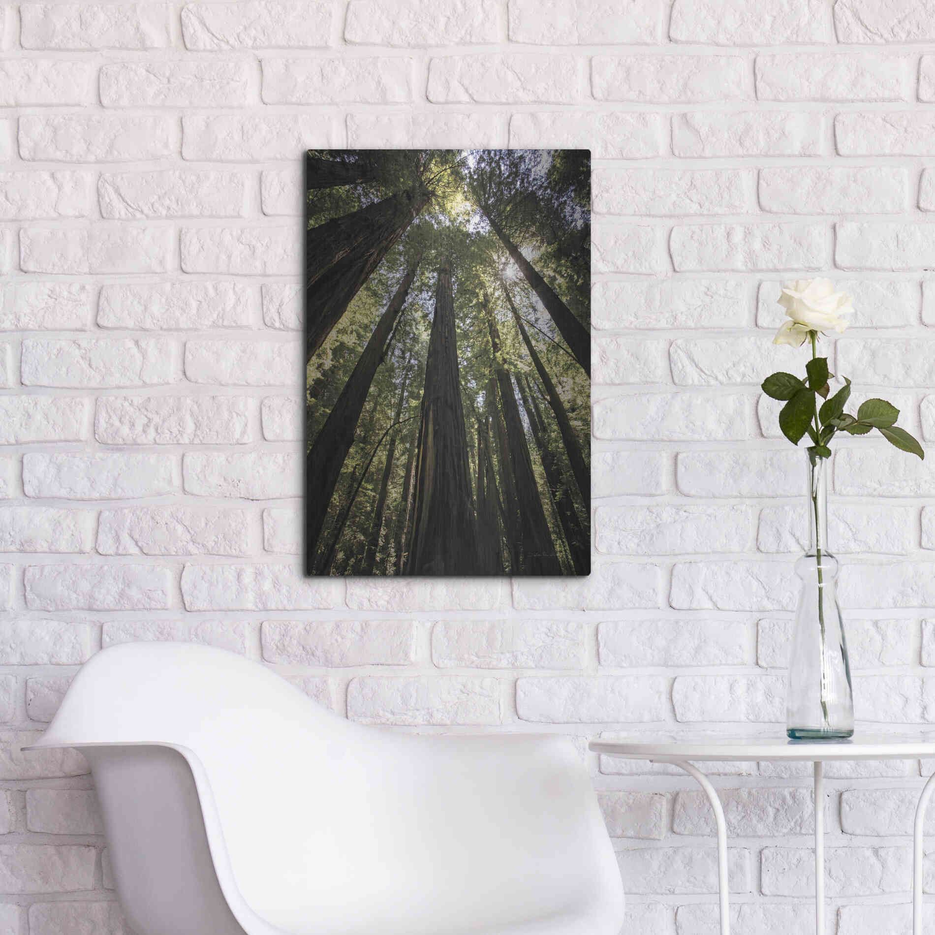 Luxe Metal Art 'The Stand' by Debra Van Swearingen, Metal Wall Art,16x24