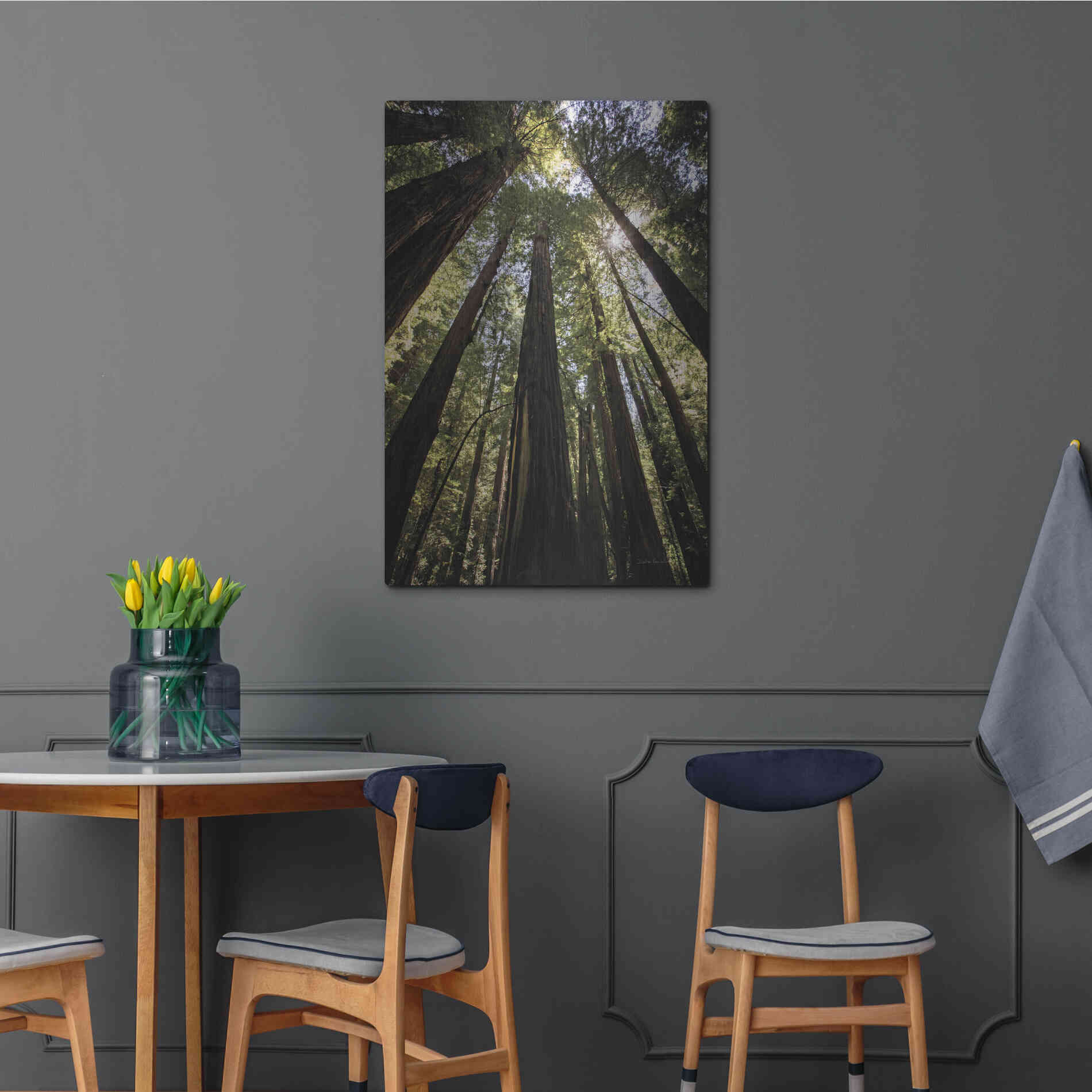 Luxe Metal Art 'The Stand' by Debra Van Swearingen, Metal Wall Art,24x36