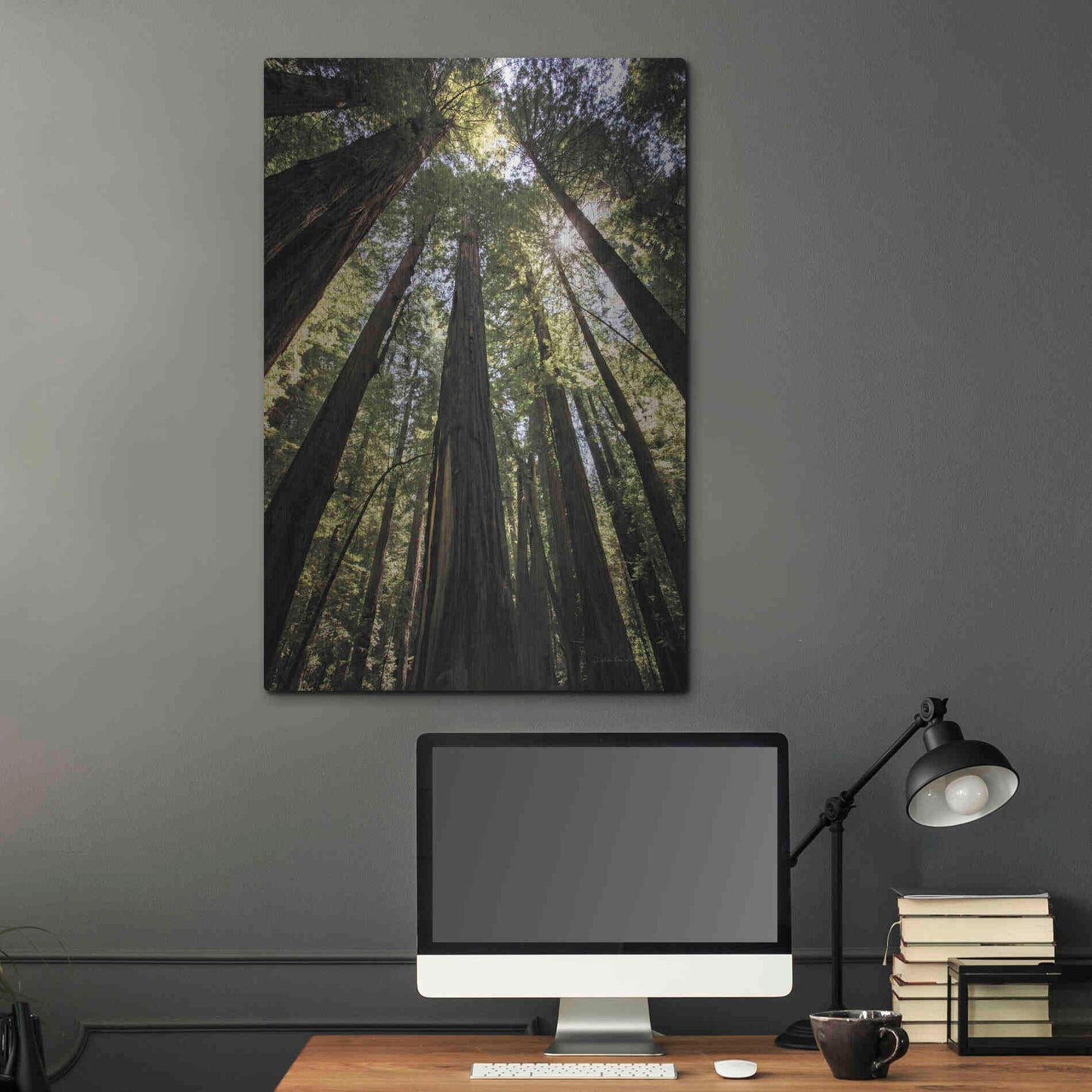 Luxe Metal Art 'The Stand' by Debra Van Swearingen, Metal Wall Art,24x36