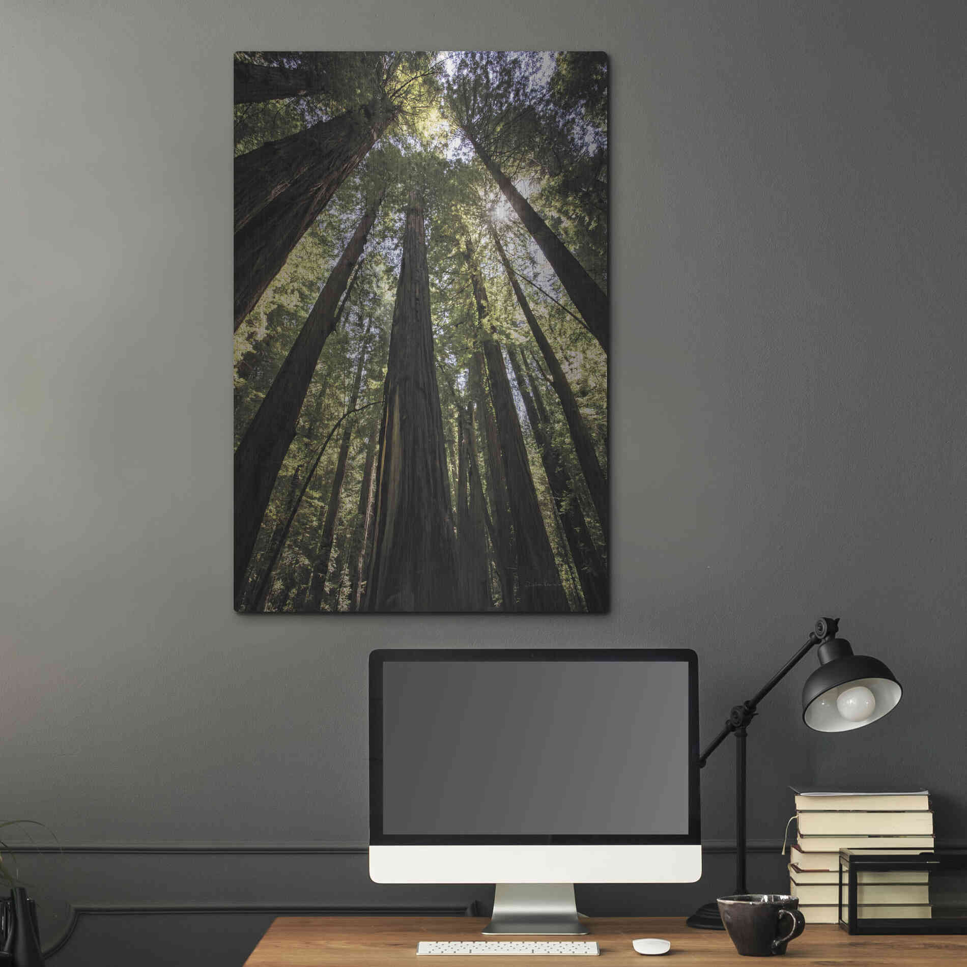 Luxe Metal Art 'The Stand' by Debra Van Swearingen, Metal Wall Art,24x36