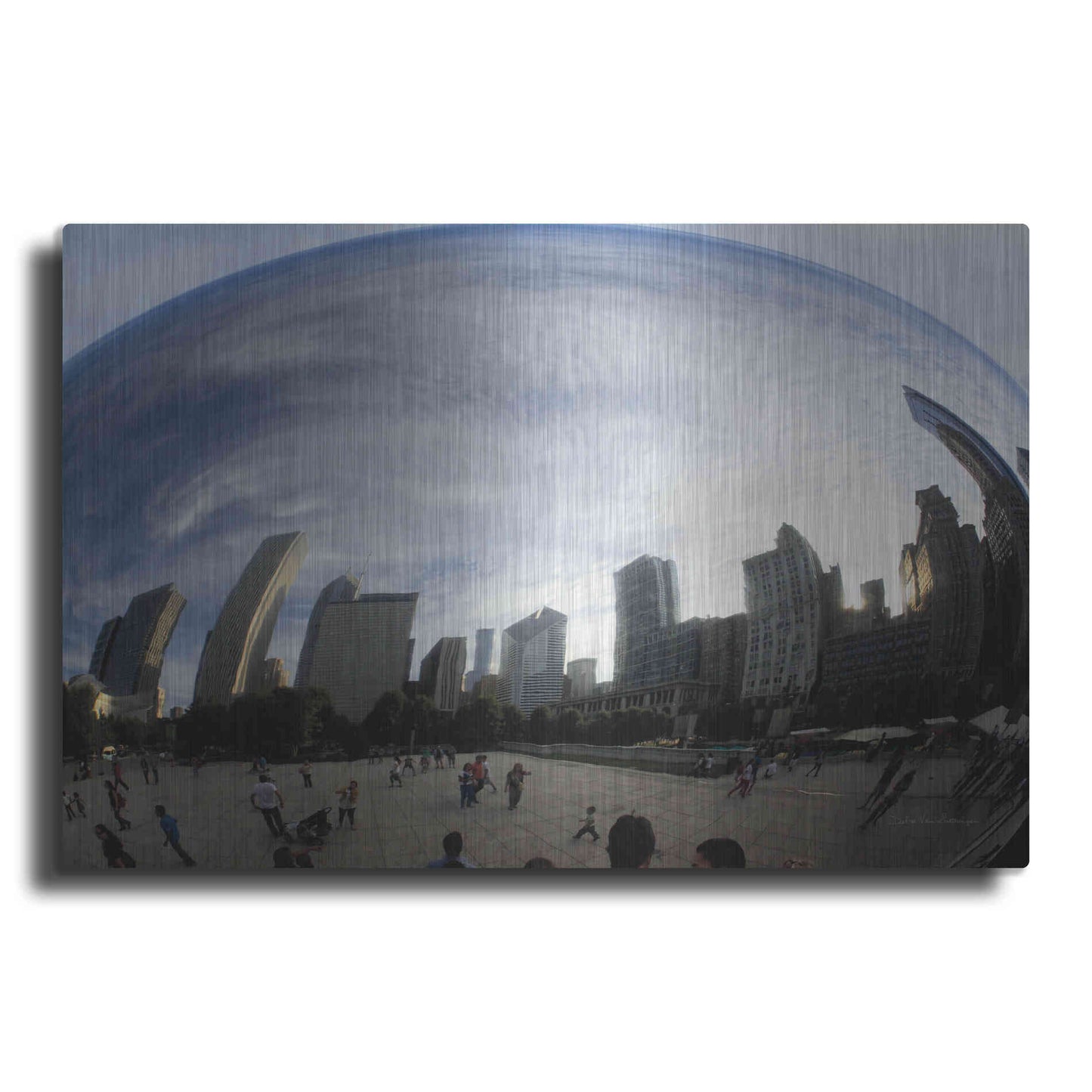 Luxe Metal Art 'The Bean Chicago' by Debra Van Swearingen, Metal Wall Art