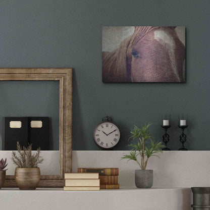 Luxe Metal Art 'Dew Lashes' by Debra Van Swearingen, Metal Wall Art,16x12