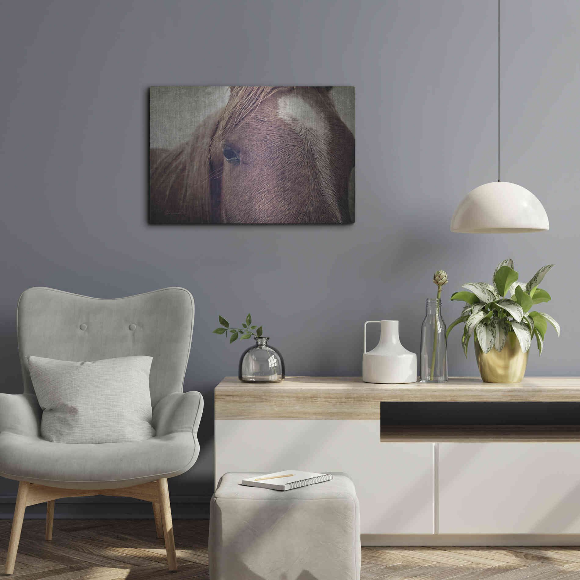 Luxe Metal Art 'Dew Lashes' by Debra Van Swearingen, Metal Wall Art,24x16