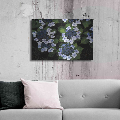 Luxe Metal Art 'Hydrangeas Opening' by Debra Van Swearingen, Metal Wall Art,36x24