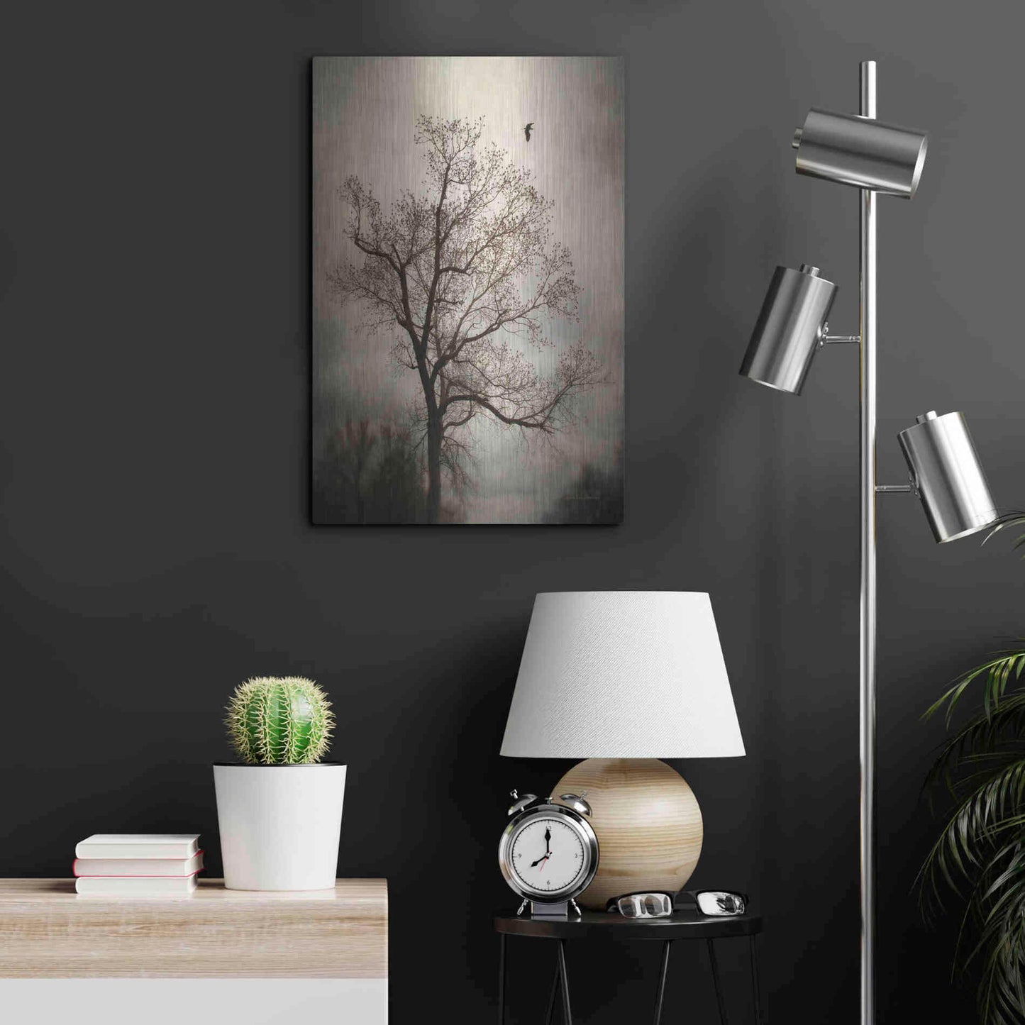 Luxe Metal Art 'The Flyover' by Debra Van Swearingen, Metal Wall Art,16x24