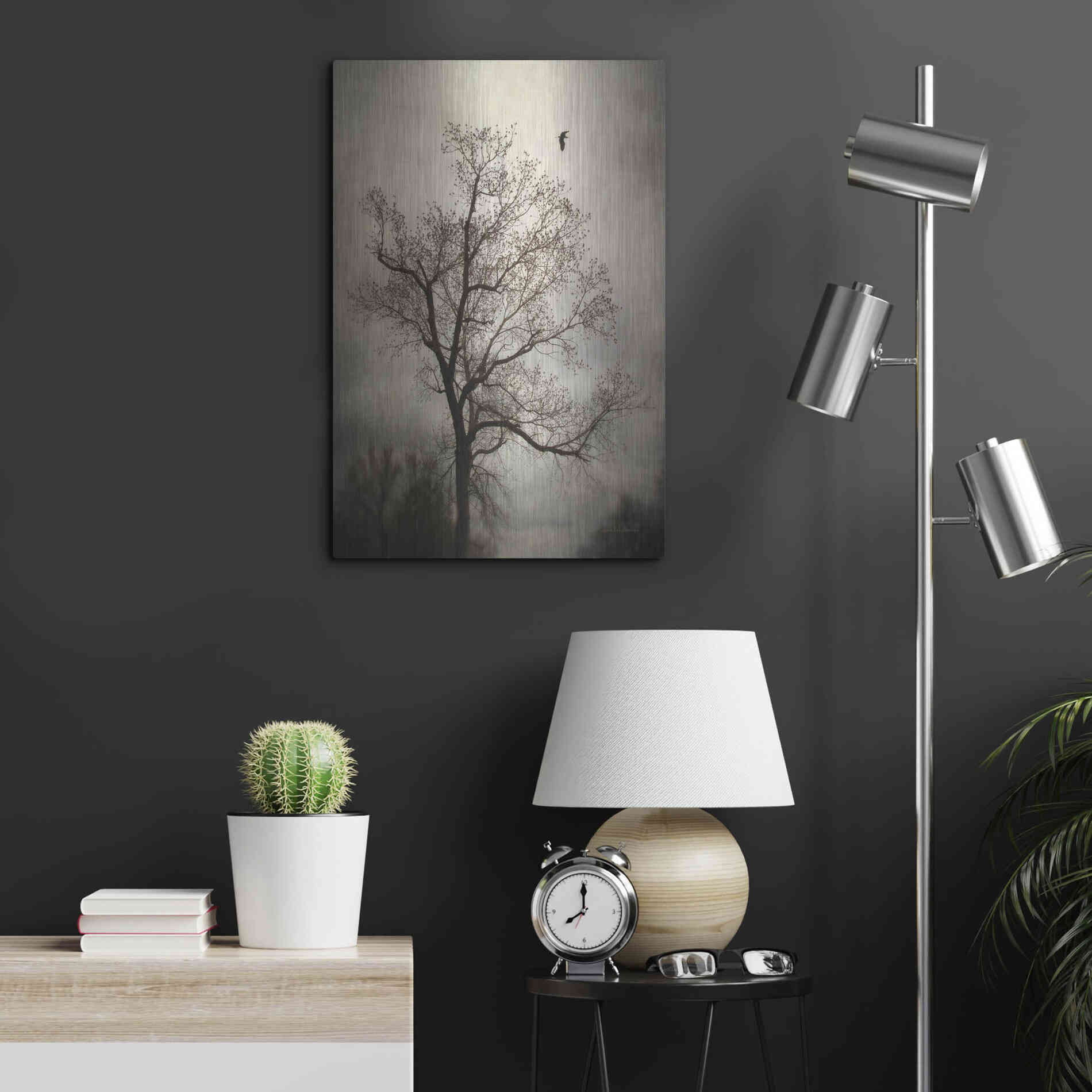 Luxe Metal Art 'The Flyover' by Debra Van Swearingen, Metal Wall Art,16x24