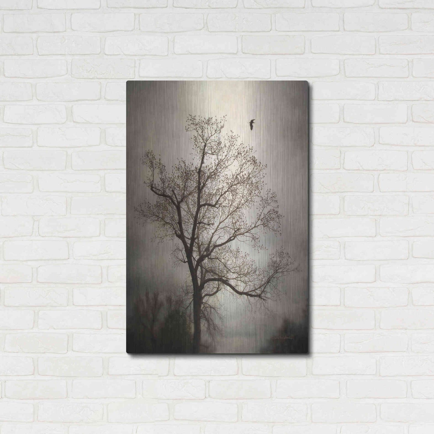Luxe Metal Art 'The Flyover' by Debra Van Swearingen, Metal Wall Art,24x36