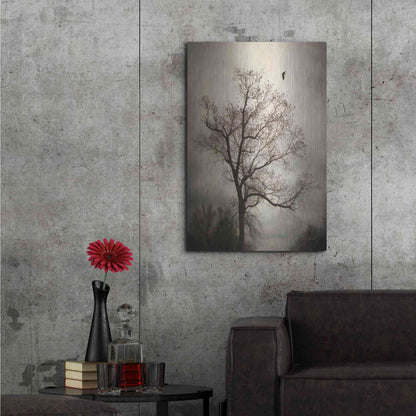 Luxe Metal Art 'The Flyover' by Debra Van Swearingen, Metal Wall Art,24x36