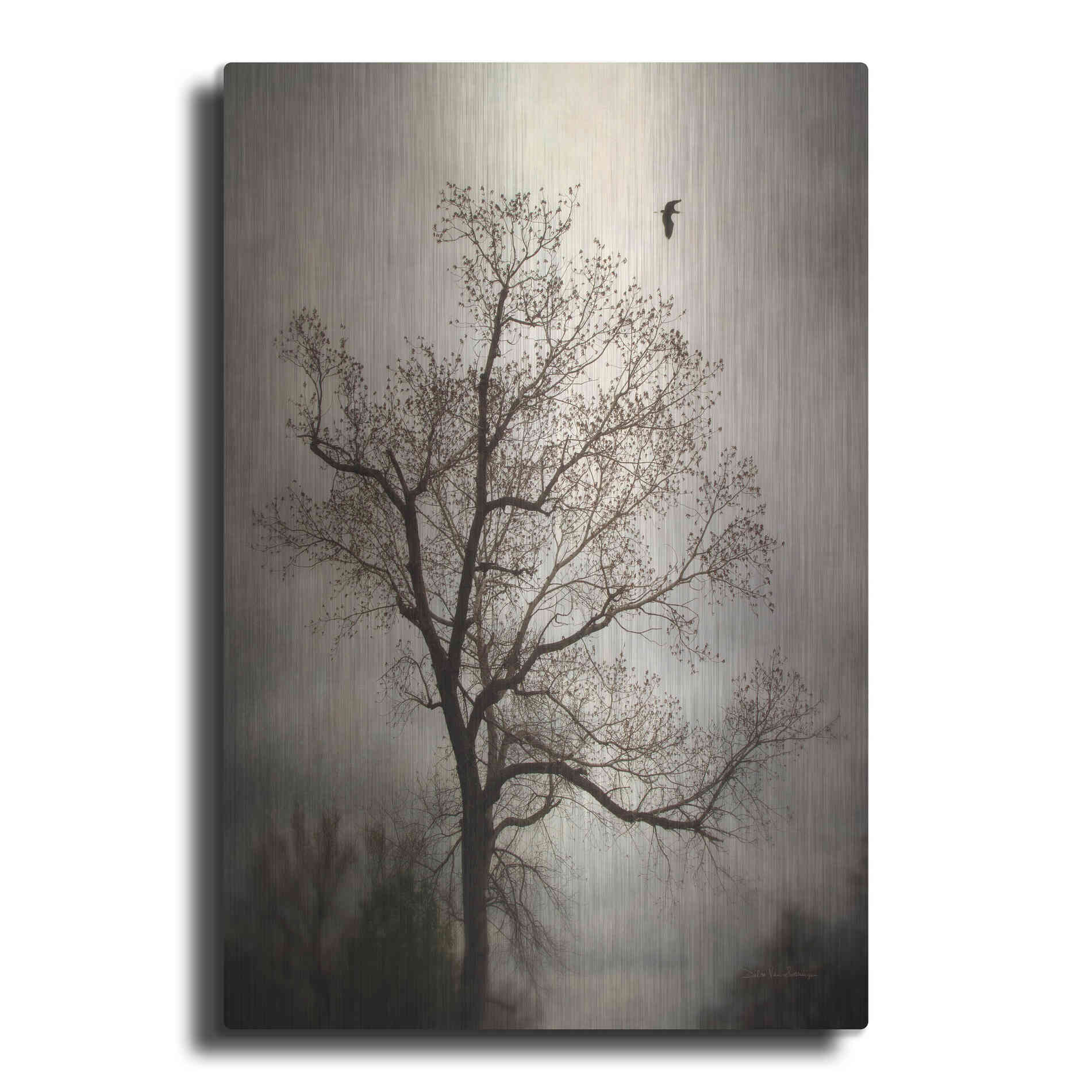 Luxe Metal Art 'The Flyover' by Debra Van Swearingen, Metal Wall Art