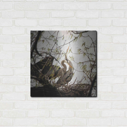 Luxe Metal Art 'Connection' by Debra Van Swearingen, Metal Wall Art,24x24