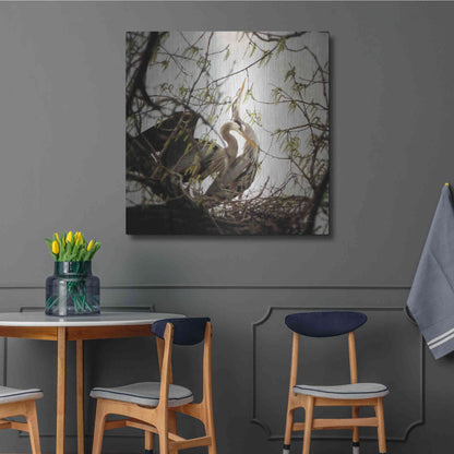 Luxe Metal Art 'Connection' by Debra Van Swearingen, Metal Wall Art,36x36