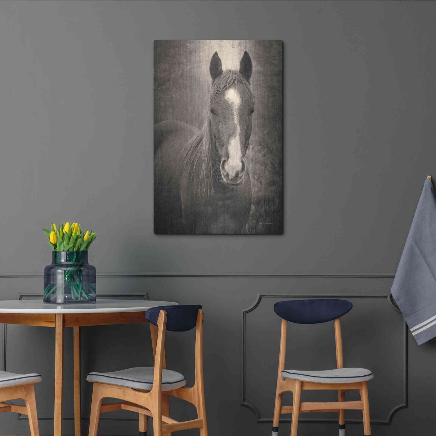 Luxe Metal Art 'Heres Looking at You II' by Debra Van Swearingen, Metal Wall Art,24x36