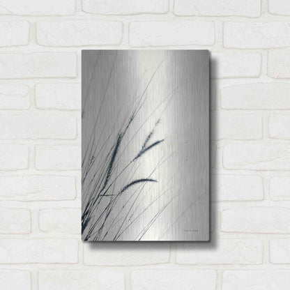 Luxe Metal Art 'Field Grasses I' by Debra Van Swearingen, Metal Wall Art,12x16