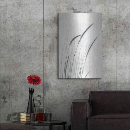 Luxe Metal Art 'Field Grasses III' by Debra Van Swearingen, Metal Wall Art,24x36