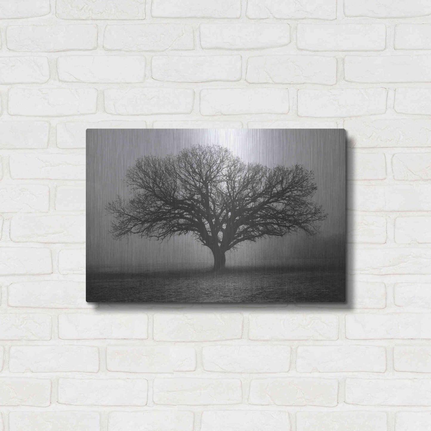 Luxe Metal Art 'Evening Mist' by Debra Van Swearingen, Metal Wall Art,24x16