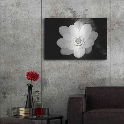 Luxe Metal Art 'Lotus Flower III' by Debra Van Swearingen, Metal Wall Art,36x24