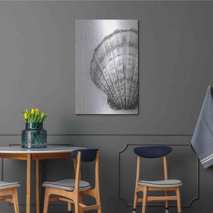 Luxe Metal Art 'On The Half Shell' by Debra Van Swearingen, Metal Wall Art,24x36