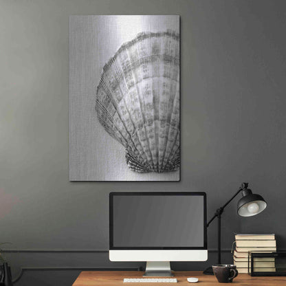 Luxe Metal Art 'On The Half Shell' by Debra Van Swearingen, Metal Wall Art,24x36