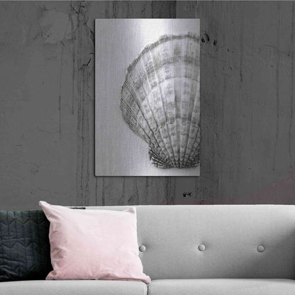 Luxe Metal Art 'On The Half Shell' by Debra Van Swearingen, Metal Wall Art,24x36