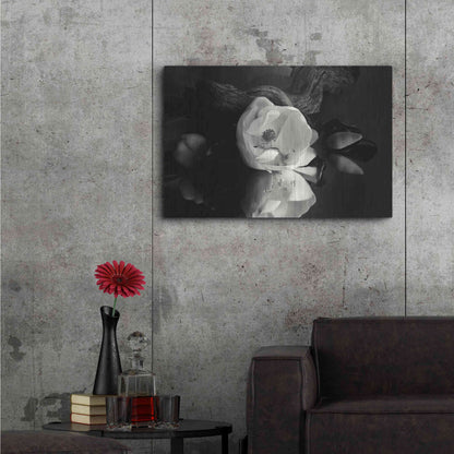 Luxe Metal Art 'Magnolia and Driftwood I' by Debra Van Swearingen, Metal Wall Art,36x24