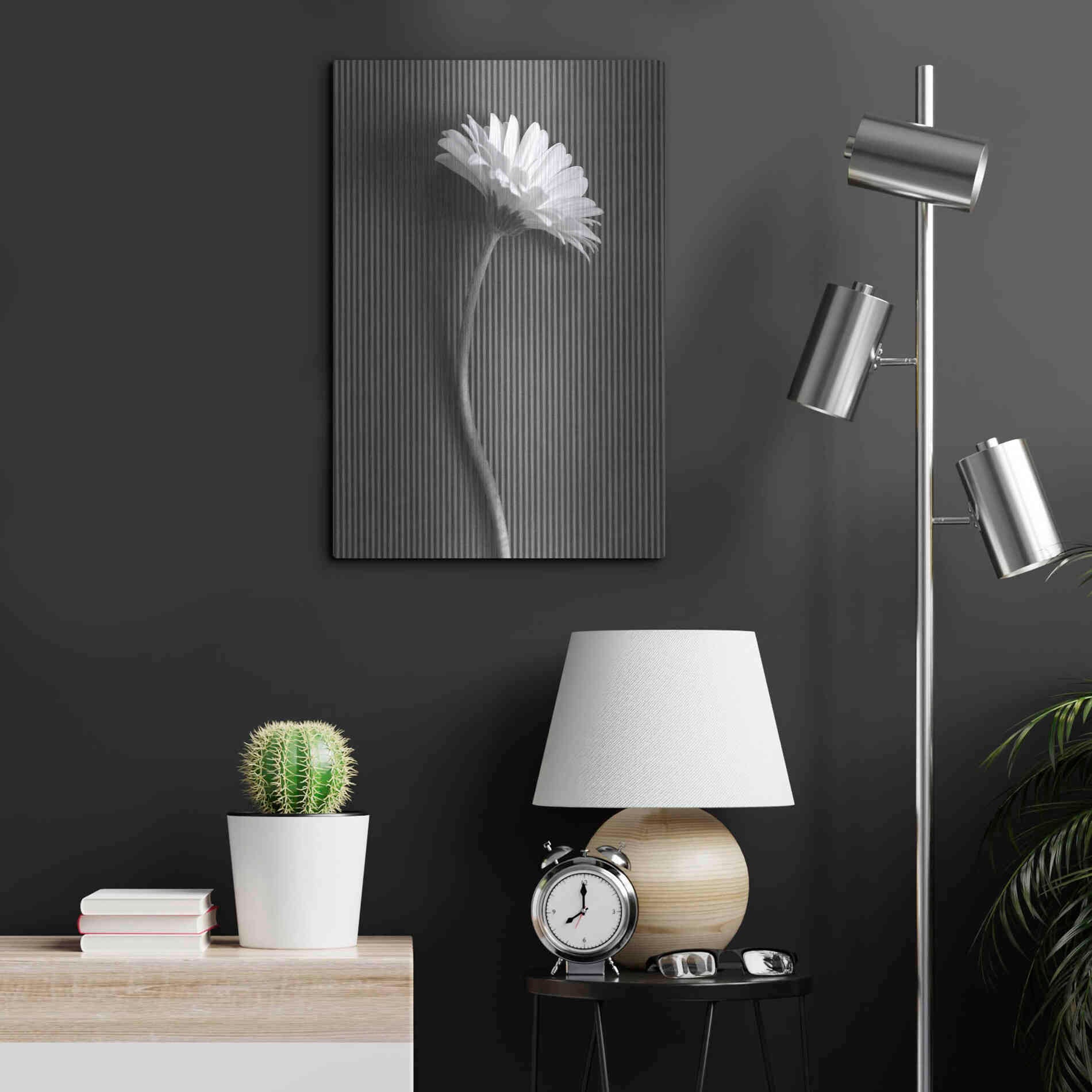 Luxe Metal Art 'Fresh Cut Daisy III' by Debra Van Swearingen, Metal Wall Art,16x24