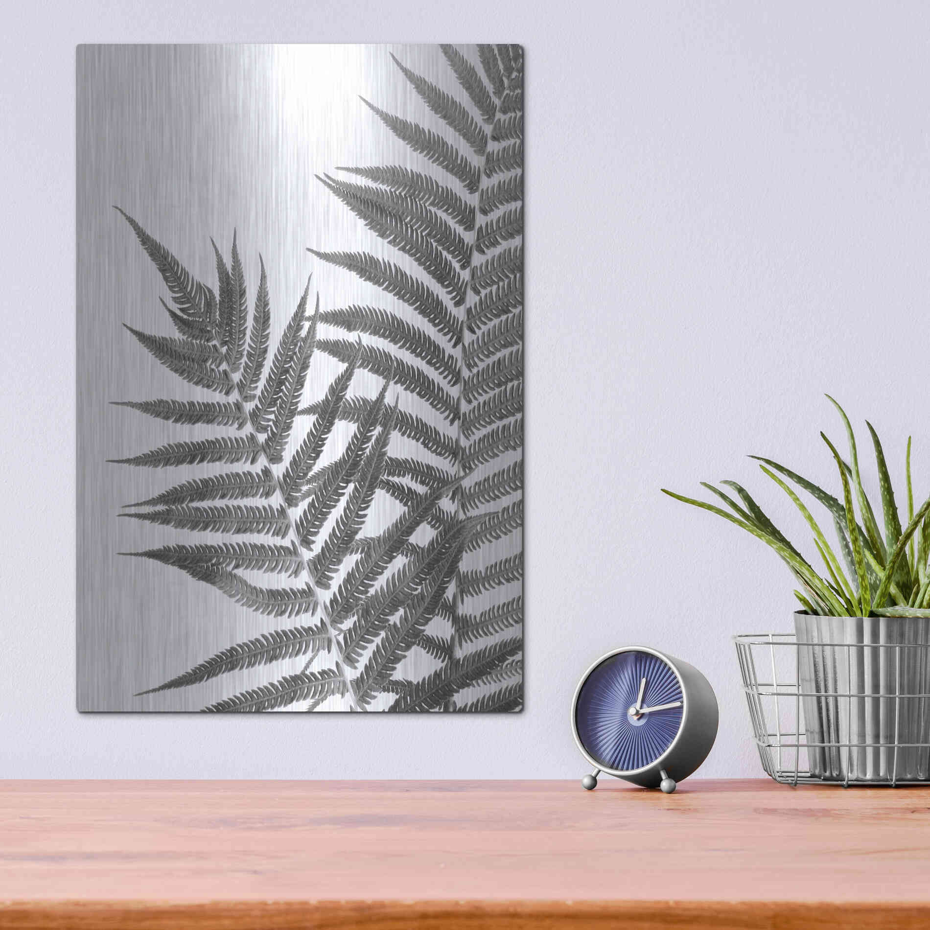 Luxe Metal Art 'Aspire' by Debra Van Swearingen, Metal Wall Art,12x16