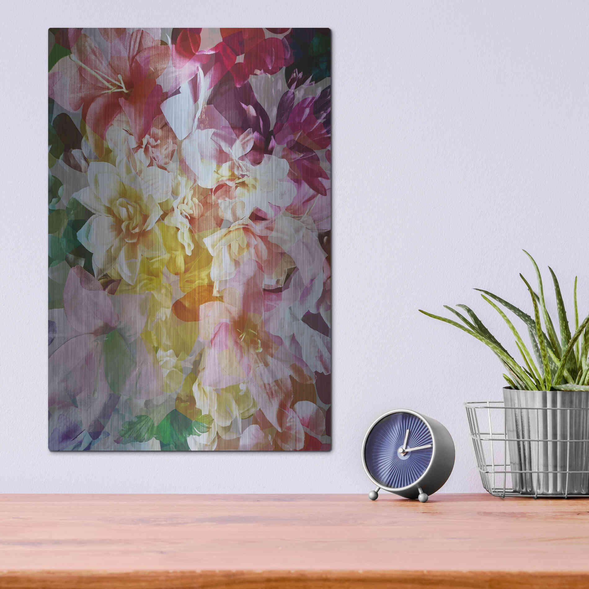 Luxe Metal Art 'Bloomin Babes' by Shandra Smith, Metal Wall Art,12x16