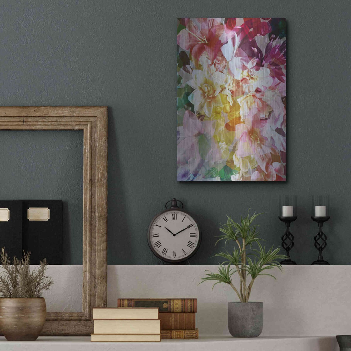Luxe Metal Art 'Bloomin Babes' by Shandra Smith, Metal Wall Art,12x16