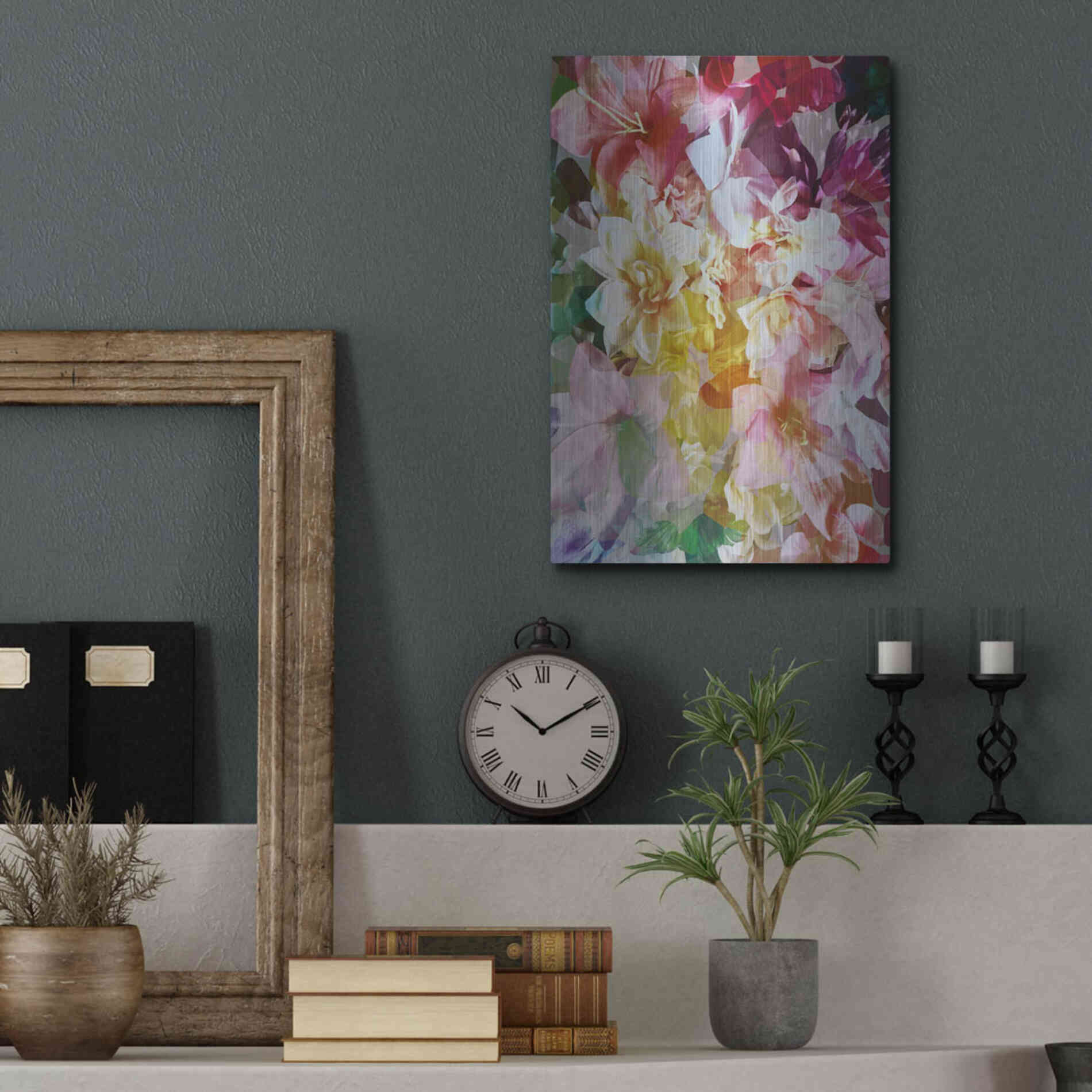 Luxe Metal Art 'Bloomin Babes' by Shandra Smith, Metal Wall Art,12x16