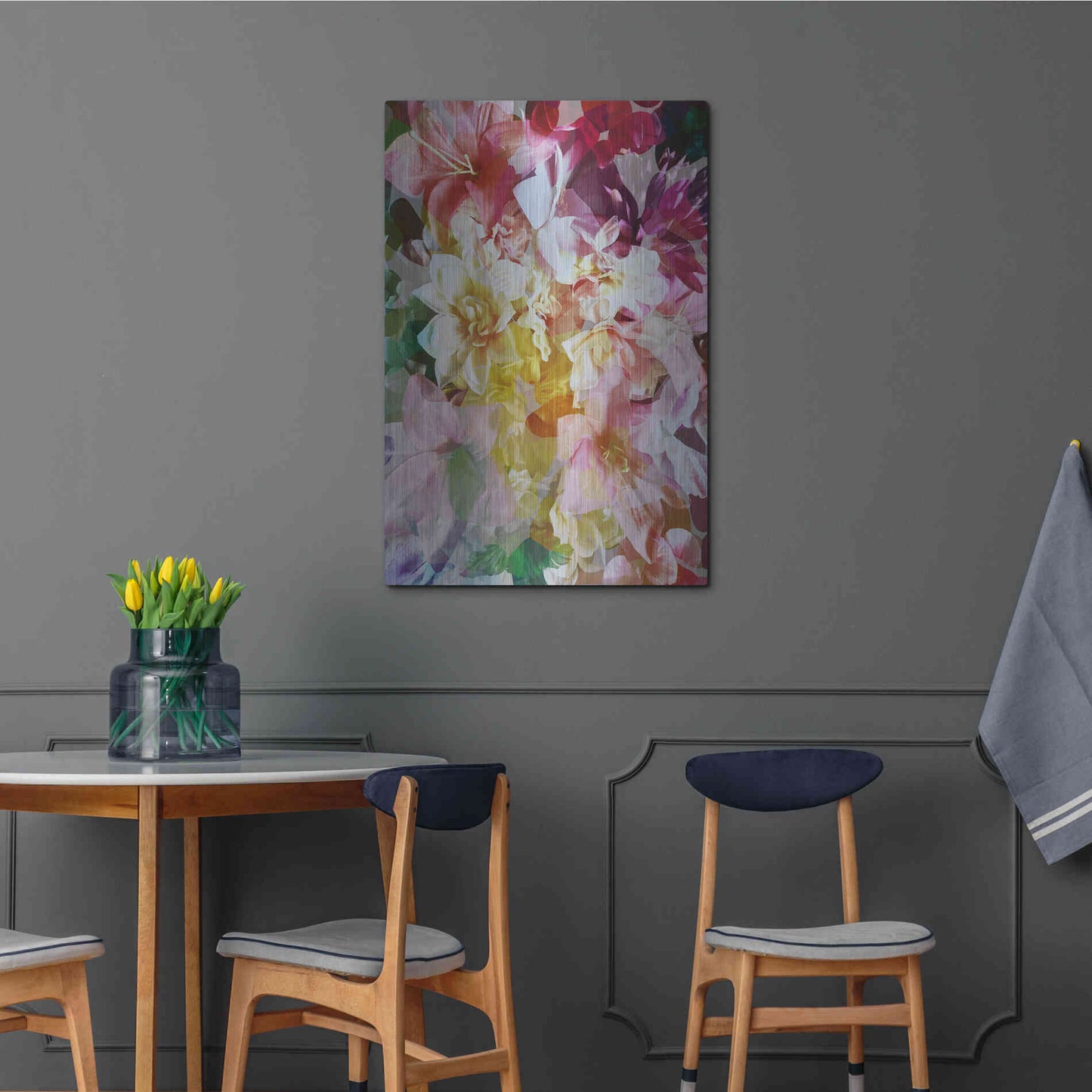 Luxe Metal Art 'Bloomin Babes' by Shandra Smith, Metal Wall Art,24x36