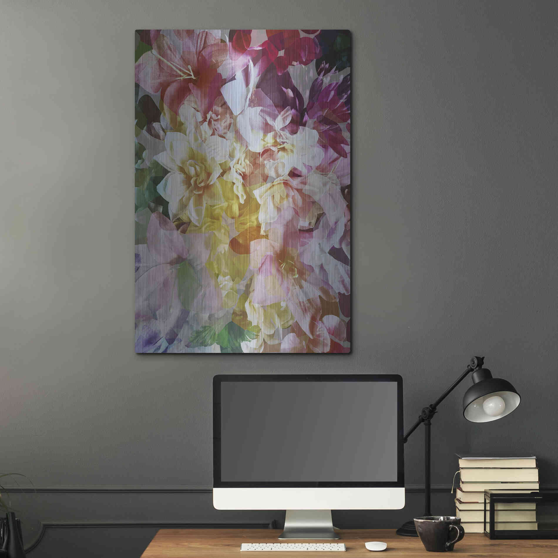 Luxe Metal Art 'Bloomin Babes' by Shandra Smith, Metal Wall Art,24x36