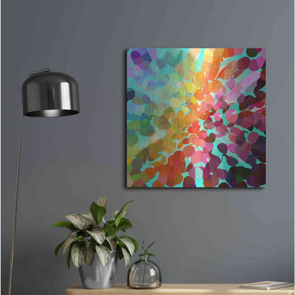 Luxe Metal Art 'Connect' by Shandra Smith, Metal Wall Art,24x24