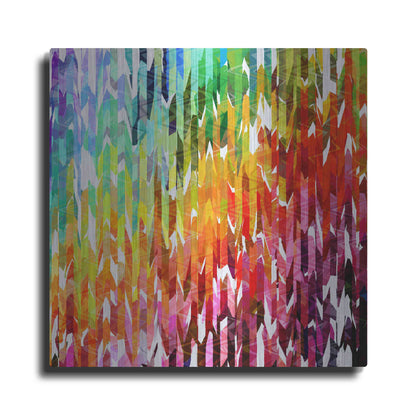 Luxe Metal Art 'Designer Stripes' by Shandra Smith, Metal Wall Art