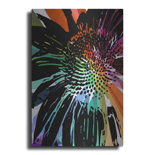 Luxe Metal Art 'Flower 25' by Shandra Smith, Metal Wall Art