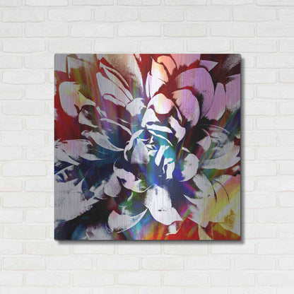 Luxe Metal Art 'Flower Power' by Shandra Smith, Metal Wall Art,36x36